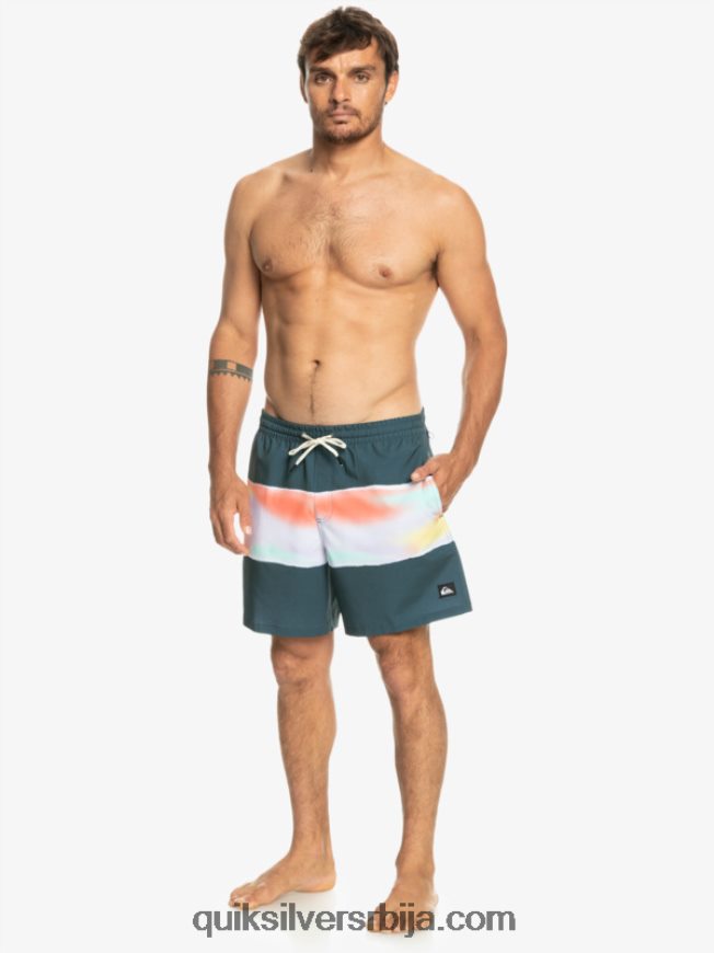 мушкарци Quiksilver сурфсилк аир-брусх 17 волеја поноћна морнарица Z824VN657