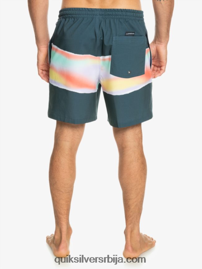 мушкарци Quiksilver сурфсилк аир-брусх 17 волеја поноћна морнарица Z824VN657