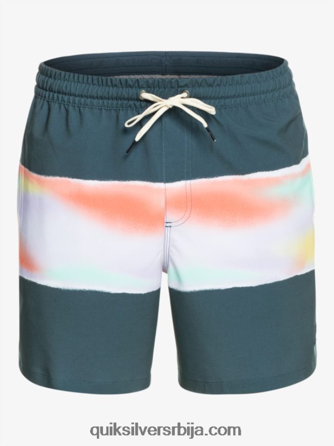 мушкарци Quiksilver сурфсилк аир-брусх 17 волеја поноћна морнарица Z824VN657
