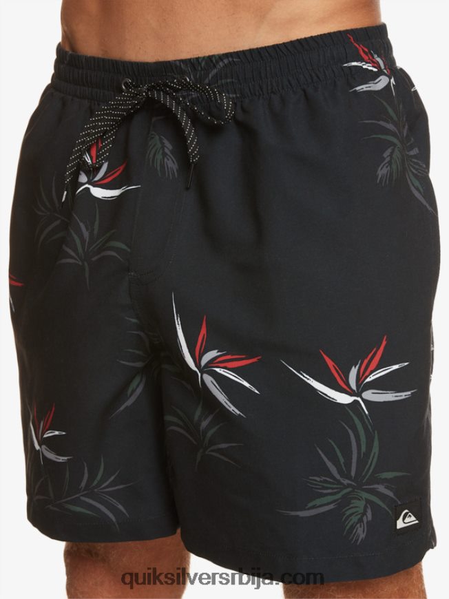 мушкарци Quiksilver свакодневни микс 17 волеја црн Z824VN675