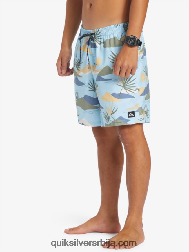 мушкарци Quiksilver свакодневни микс 17 волеја небеско плаветнило Z824VN677