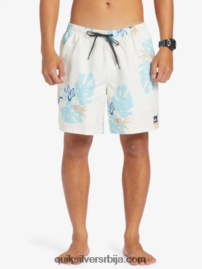 мушкарци Quiksilver свакодневни микс 17 волеја бео Z824VN679