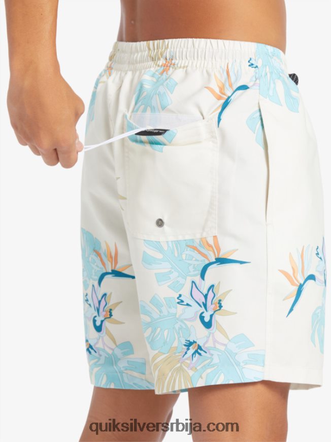 мушкарци Quiksilver свакодневни микс 17 волеја бео Z824VN679