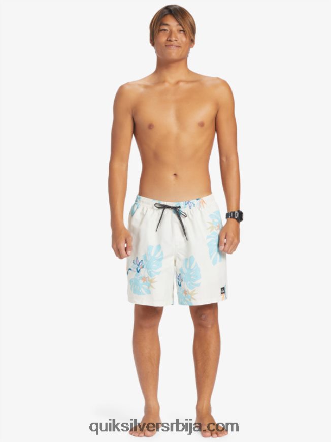 мушкарци Quiksilver свакодневни микс 17 волеја бео Z824VN679