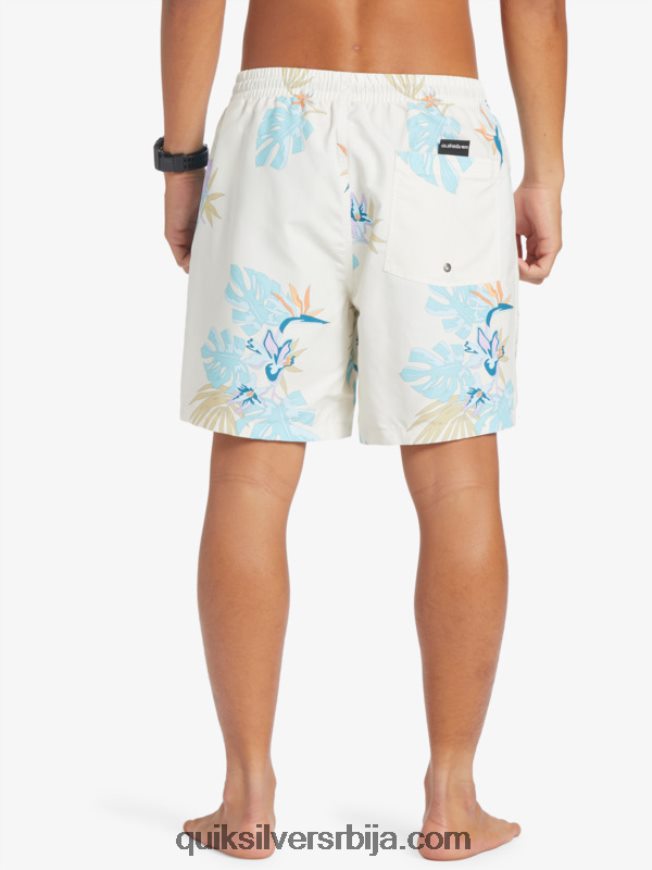 мушкарци Quiksilver свакодневни микс 17 волеја бео Z824VN679