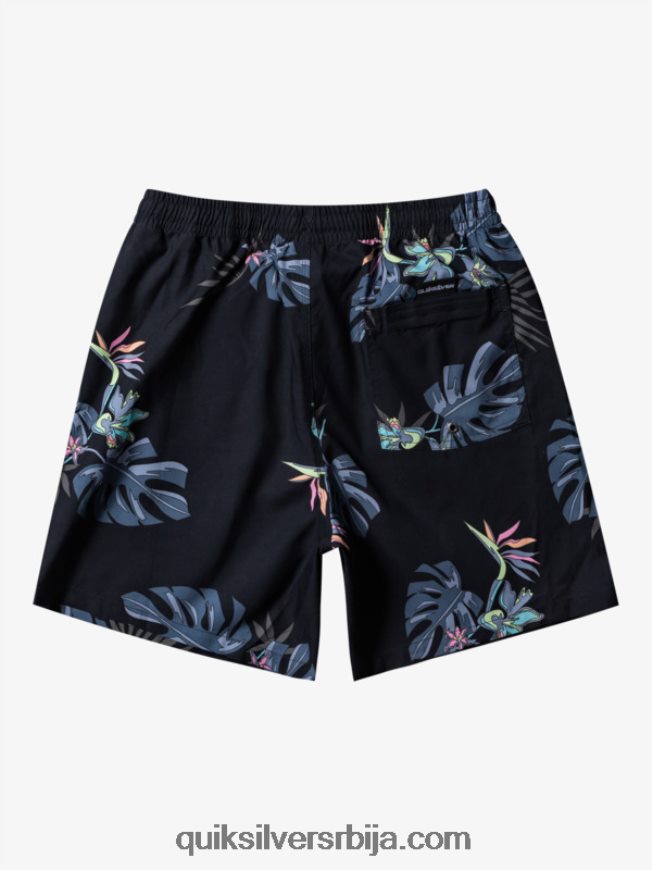 мушкарци Quiksilver свакодневни микс 17 волеја црн Z824VN681