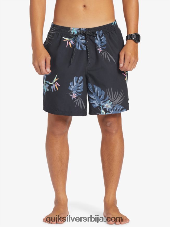 мушкарци Quiksilver свакодневни микс 17 волеја црн Z824VN681