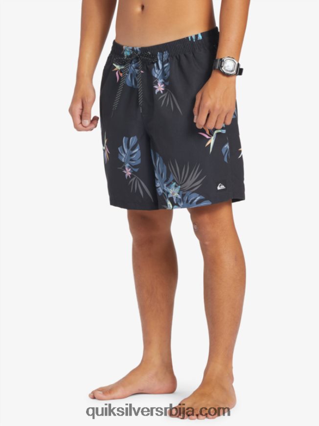 мушкарци Quiksilver свакодневни микс 17 волеја црн Z824VN681