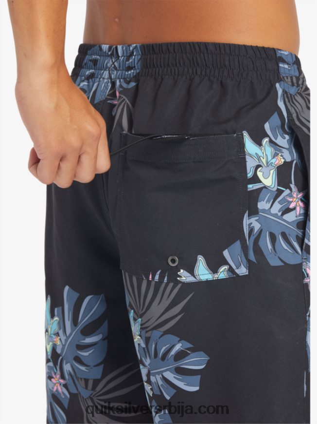 мушкарци Quiksilver свакодневни микс 17 волеја црн Z824VN681