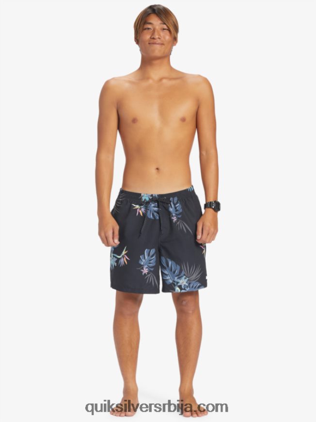 мушкарци Quiksilver свакодневни микс 17 волеја црн Z824VN681