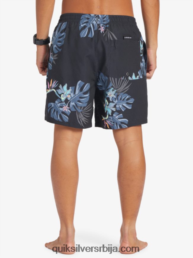 мушкарци Quiksilver свакодневни микс 17 волеја црн Z824VN681