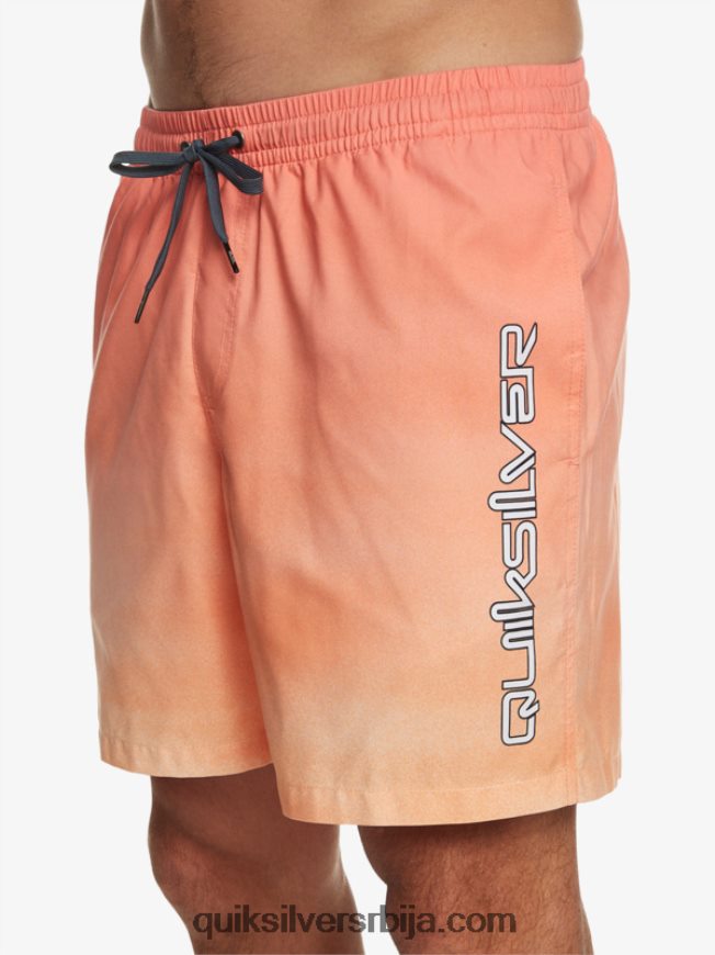 мушкарци Quiksilver свакодневни ветар 17 салве бакар тан Z824VN721