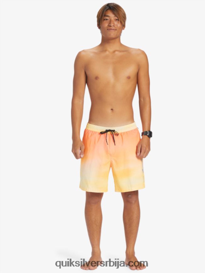 мушкарци Quiksilver свакодневни ветар 17 салве бакар тан Z824VN721