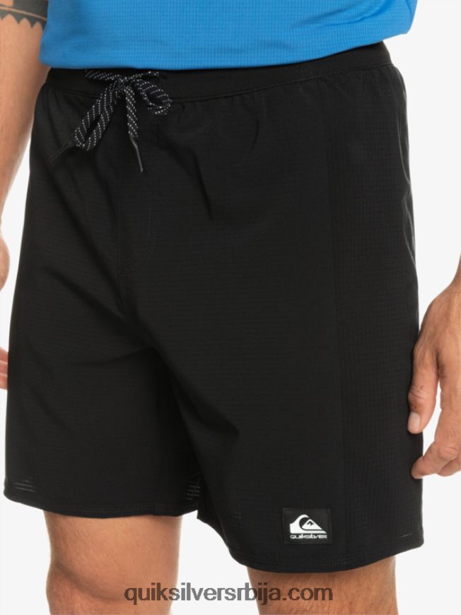 мушкарци Quiksilver хигхлите омни схорт 17 волеја црн Z824VN807