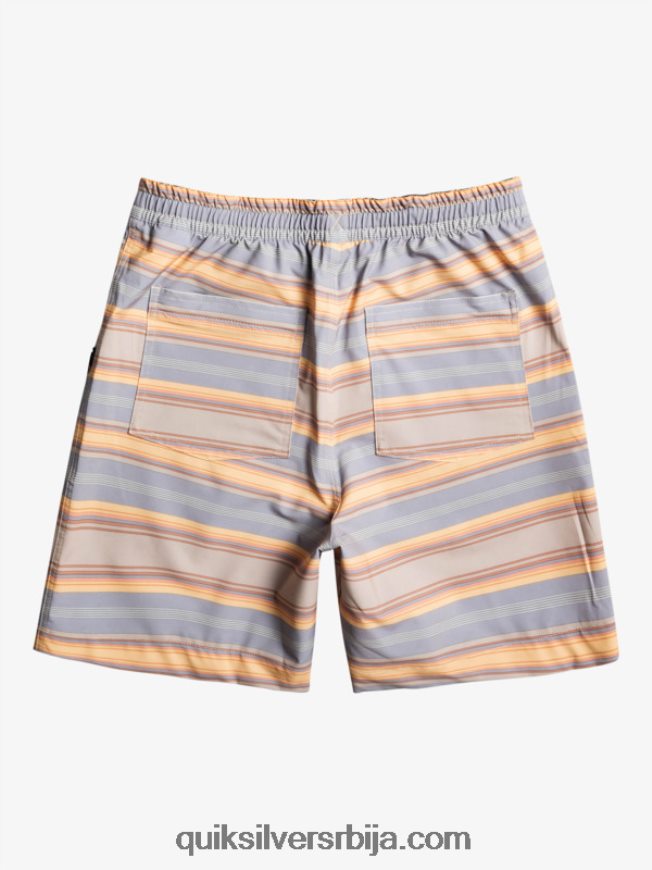 мушкарци Quiksilver такер принт 18 ампхибиан боардсхортс плаза таупе сурф даис стрипе Z824VN104