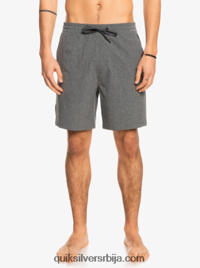 мушкарци Quiksilver еластичне хеатхер ампхибиан 18 хибрид шорц црн Z824VN1664