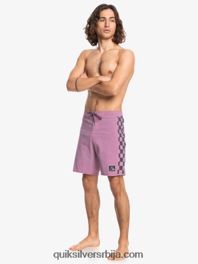 мушкарци Quiksilver хемпстретцх оригинал арцх васхед 18 боардсхортс прашњава орхидеја Z824VN1669