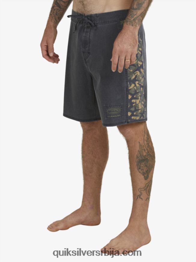 мушкарци Quiksilver сурфсилк арцх 18 боардсхортс црн Z824VN1697