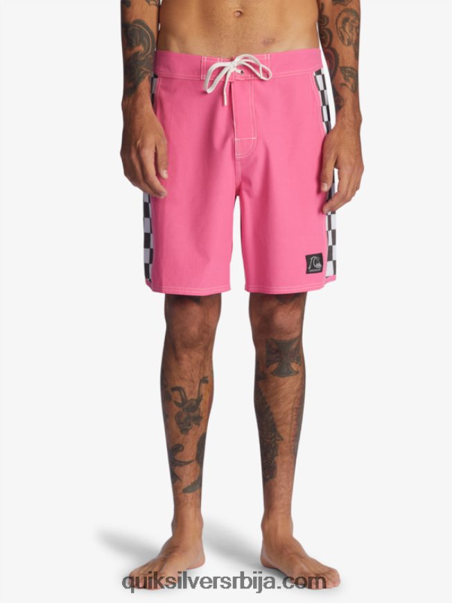 мушкарци Quiksilver оригинал арцх 18 боардсхортс шокантно розе Z824VN1732