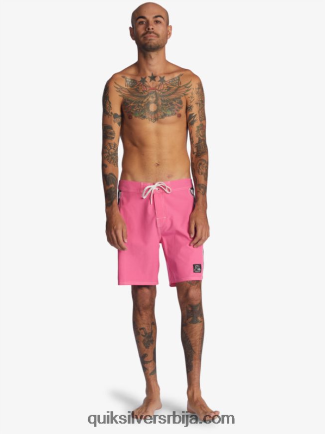 мушкарци Quiksilver оригинал арцх 18 боардсхортс шокантно розе Z824VN1732