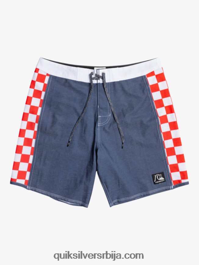 мушкарци Quiksilver оригинал арцх 18 боардсхортс морнарски сако Z824VN1736