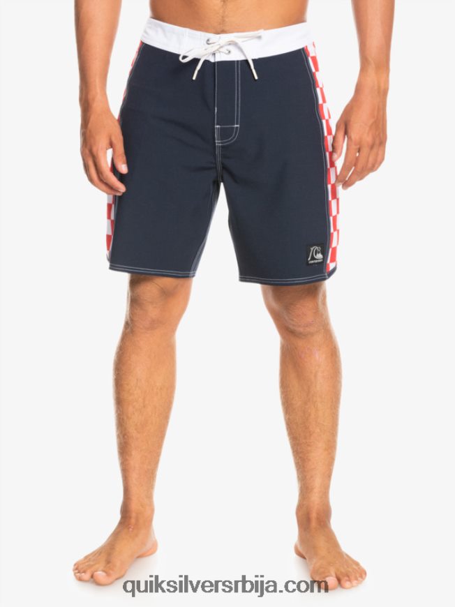 мушкарци Quiksilver оригинал арцх 18 боардсхортс морнарски сако Z824VN1736