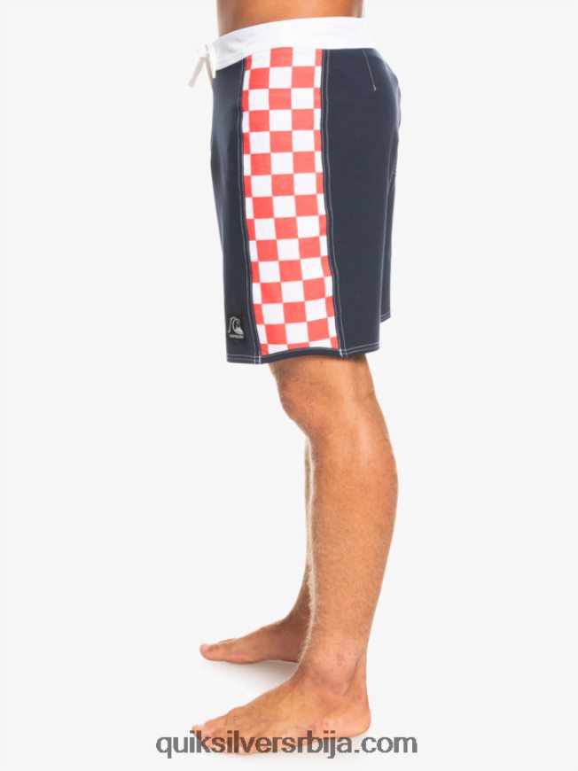мушкарци Quiksilver оригинал арцх 18 боардсхортс морнарски сако Z824VN1736