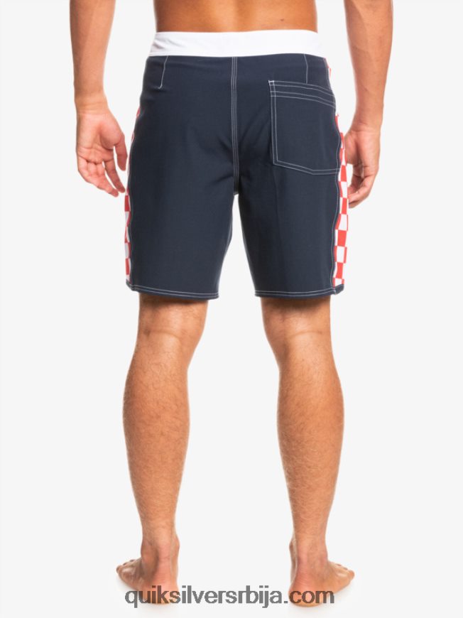 мушкарци Quiksilver оригинал арцх 18 боардсхортс морнарски сако Z824VN1736