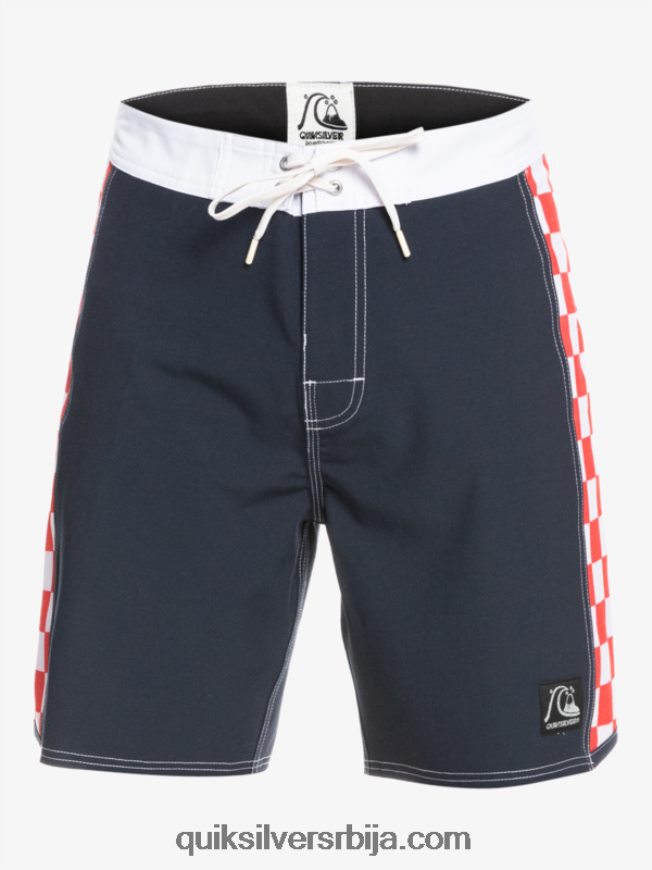 мушкарци Quiksilver оригинал арцх 18 боардсхортс морнарски сако Z824VN1736