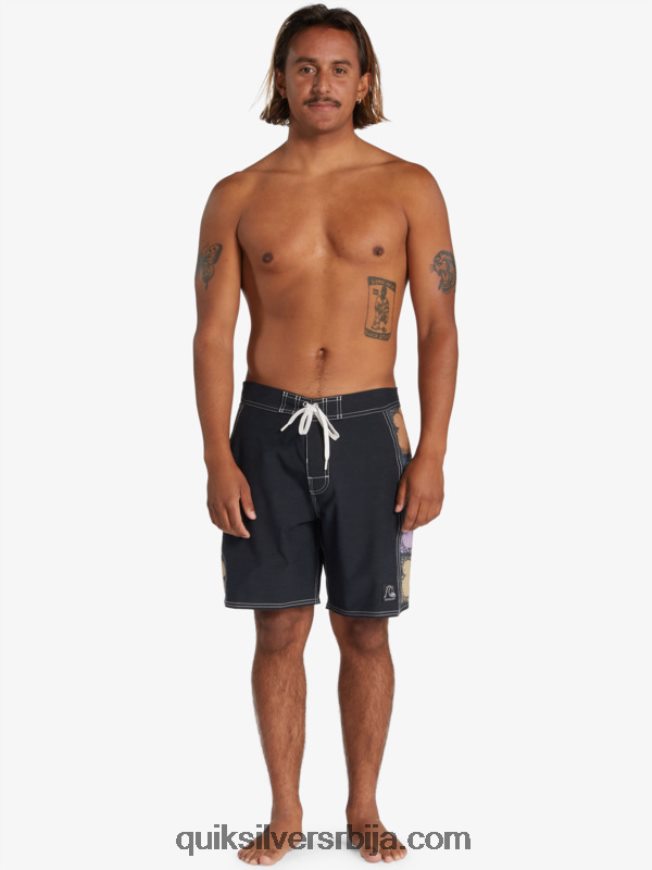 мушкарци Quiksilver оригинал арцх 18 боардсхортс црн Z824VN1737