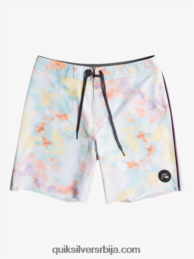 мушкарци Quiksilver сурфсилк пипед 18 боардсхортс бео Z824VN1749