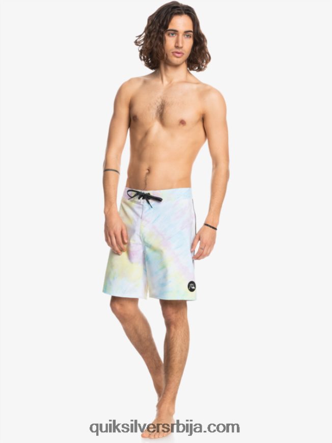 мушкарци Quiksilver сурфсилк пипед 18 боардсхортс бео Z824VN1749