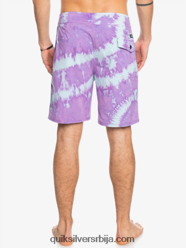 мушкарци Quiksilver сурфсилк пипед 18 боардсхортс прашњава орхидеја Z824VN1750