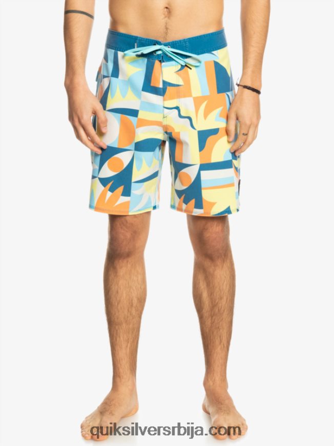 мушкарци Quiksilver сурфсилк опрао 18 шорц морска лука Z824VN1759