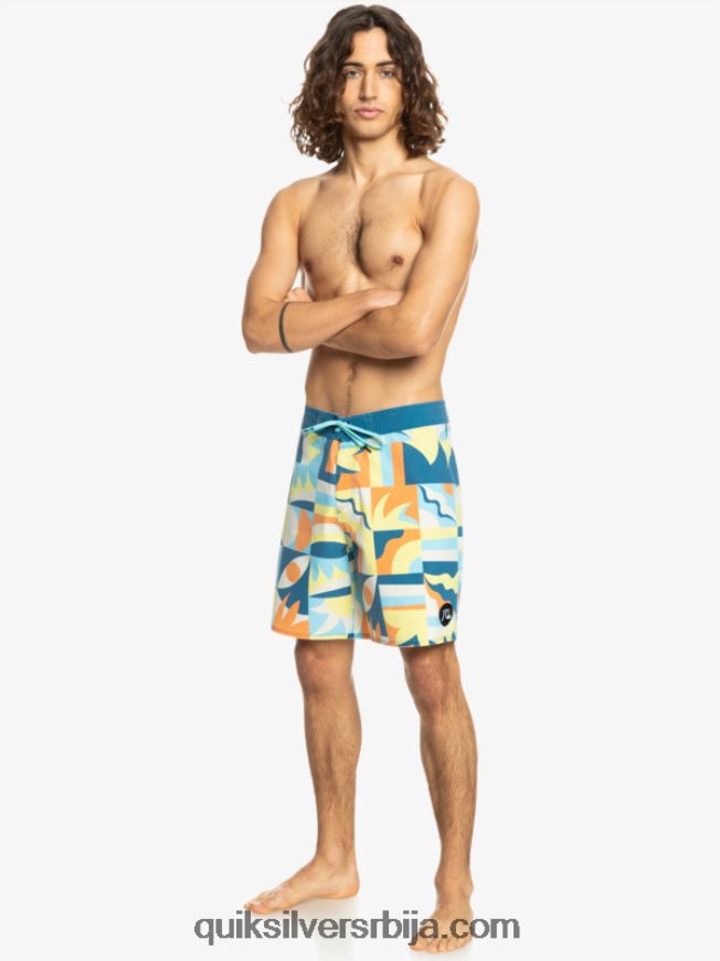 мушкарци Quiksilver сурфсилк опрао 18 шорц морска лука Z824VN1759