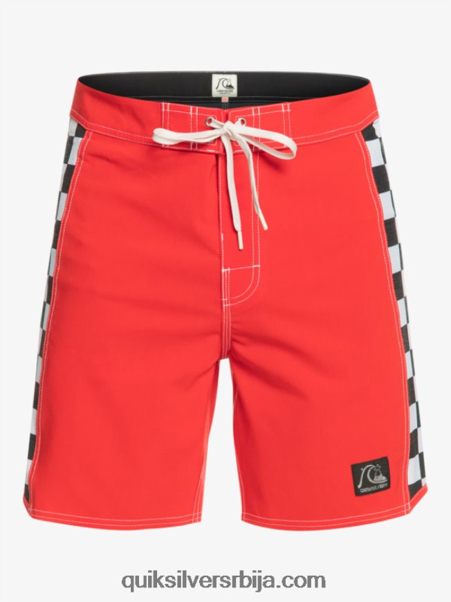 мушкарци Quiksilver оригинал арцх 18 боардсхортс високог ризика црвена Z824VN176