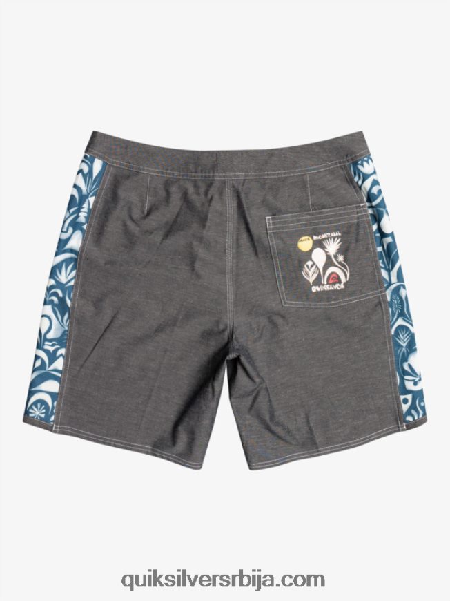 мушкарци Quiksilver хемпстретцх оригинал арцх бланк цанвас 18 боардсхортс јавиер мендизабал - црн Z824VN1823