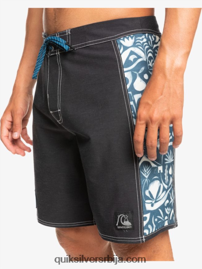 мушкарци Quiksilver хемпстретцх оригинал арцх бланк цанвас 18 боардсхортс јавиер мендизабал - црн Z824VN1823