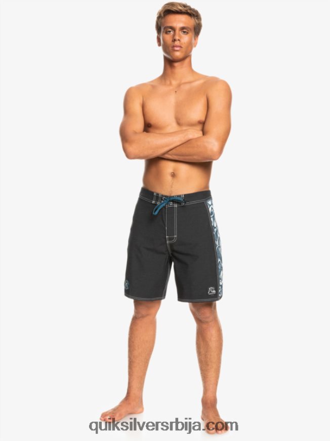 мушкарци Quiksilver хемпстретцх оригинал арцх бланк цанвас 18 боардсхортс јавиер мендизабал - црн Z824VN1823