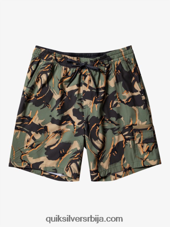 мушкарци Quiksilver такер царго 18 ампхибиан боардсхортс цамо - плаге Z824VN252