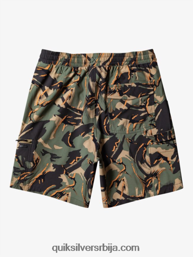 мушкарци Quiksilver такер царго 18 ампхибиан боардсхортс цамо - плаге Z824VN252
