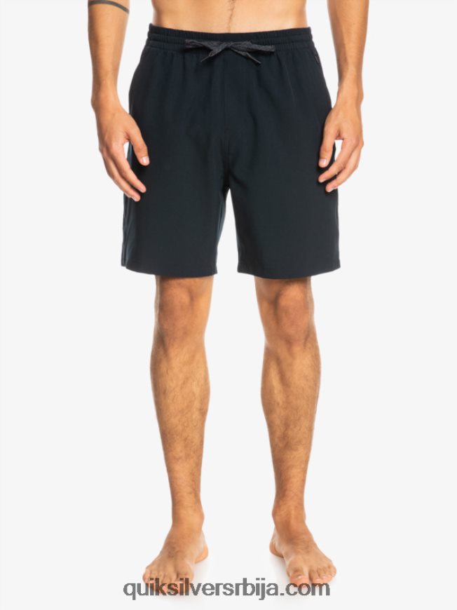мушкарци Quiksilver океански еластични 18 амфибијски шорц црн Z824VN342