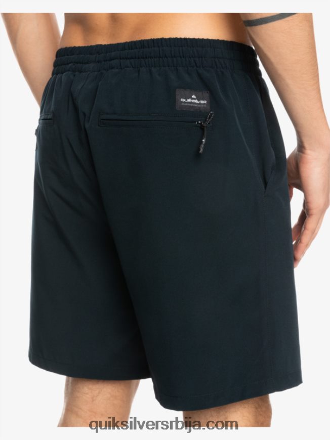 мушкарци Quiksilver океански еластични 18 амфибијски шорц црн Z824VN342