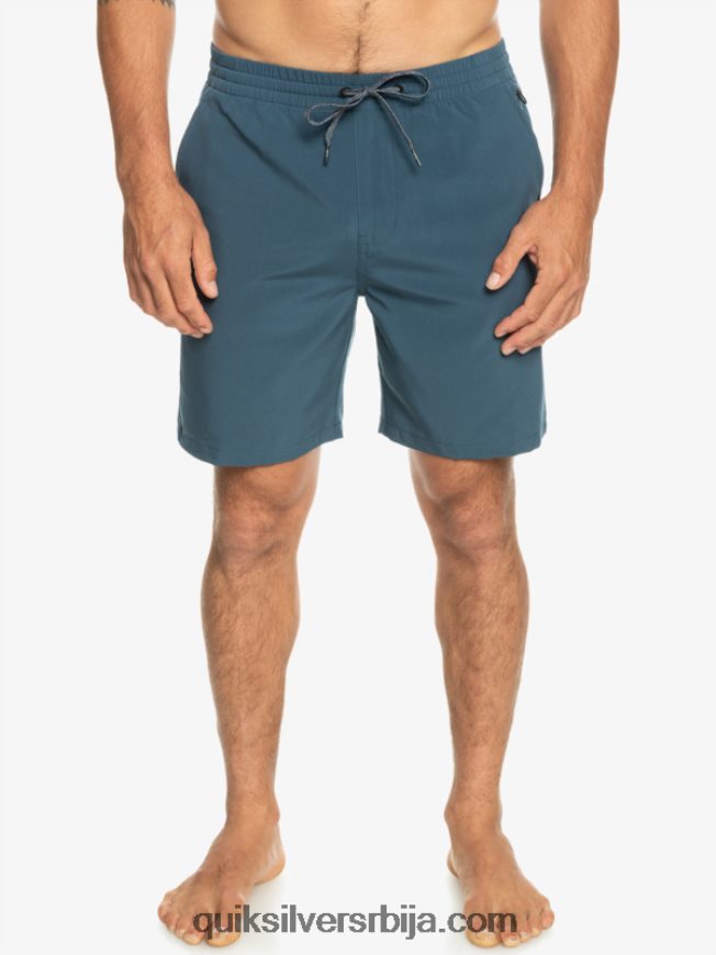 мушкарци Quiksilver океански еластични 18 амфибијски шорц поноћна морнарица Z824VN345