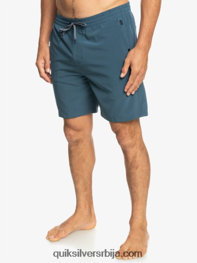 мушкарци Quiksilver океански еластични 18 амфибијски шорц поноћна морнарица Z824VN345