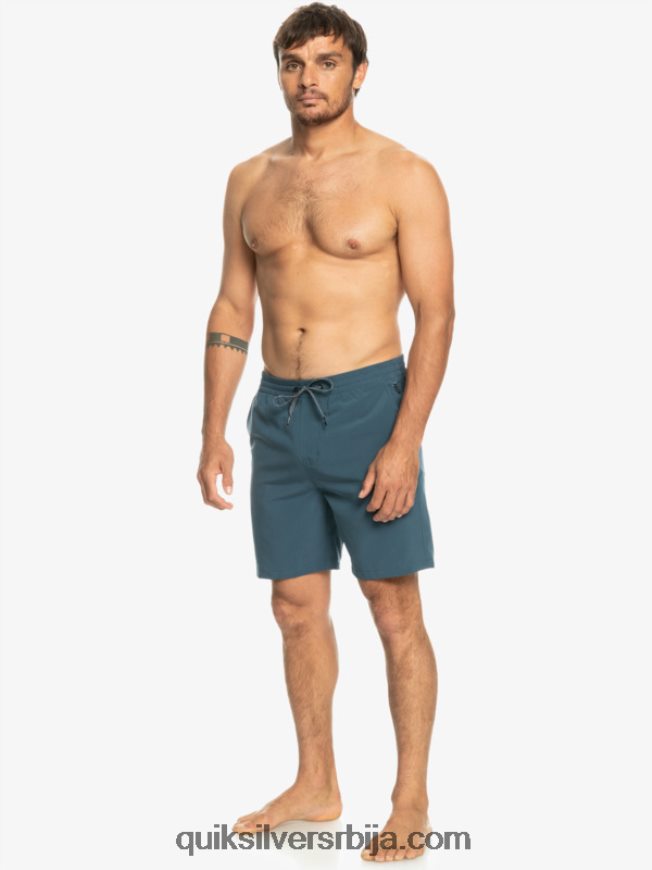 мушкарци Quiksilver океански еластични 18 амфибијски шорц поноћна морнарица Z824VN345