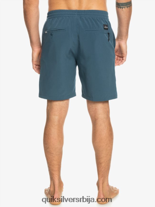 мушкарци Quiksilver океански еластични 18 амфибијски шорц поноћна морнарица Z824VN345