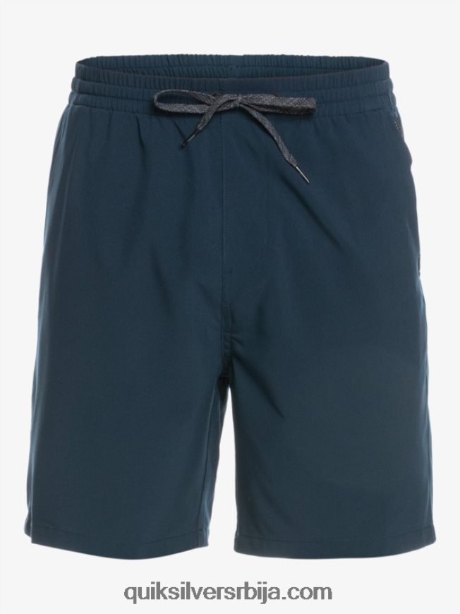 мушкарци Quiksilver океански еластични 18 амфибијски шорц морнарски сако Z824VN349