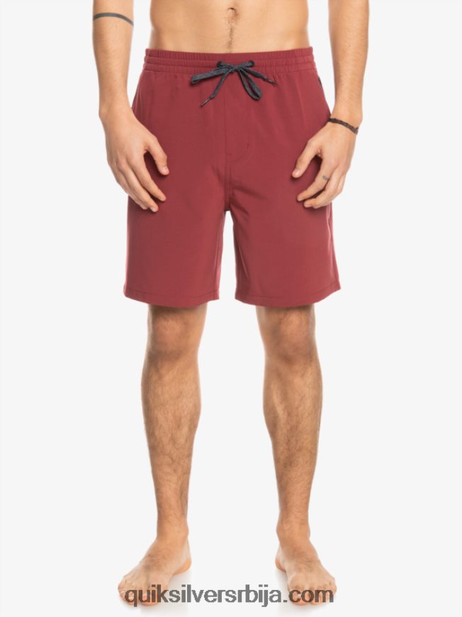 мушкарци Quiksilver океански еластични 18 амфибијски шорц рубинско вино Z824VN350