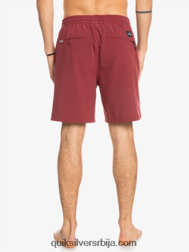 мушкарци Quiksilver океански еластични 18 амфибијски шорц рубинско вино Z824VN350